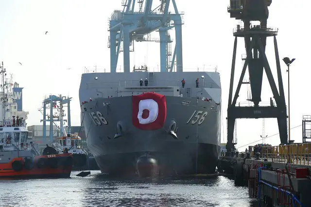 Peru launched its First LPD - BAP Pisco Landing Platform Dock