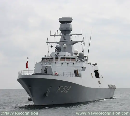 Turkish Navy MILGEM-class Corvette TCG Büyükada is at IDEF 2017