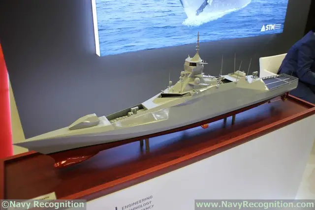 IDEF 2017: STM Unveils its TF4500 Anti-Air Warfare Frigate