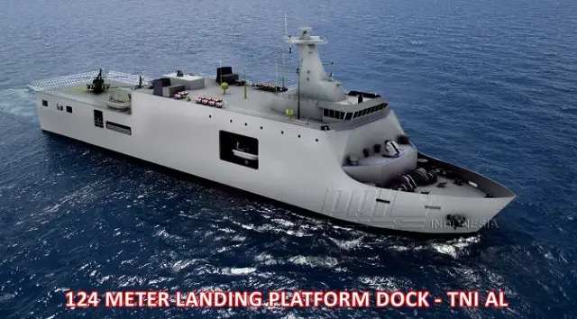 PT Pal Cuts First Steel for Indonesian Navy - TNI AL - Sixth Landing Platform Dock 