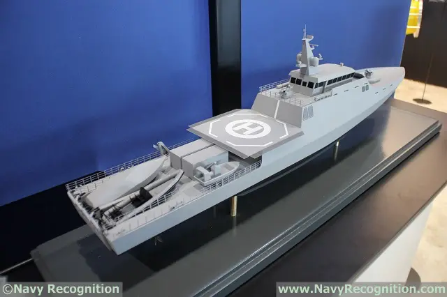 UDT 2017: Saab Rolls Out its MCMV 80 Scale Model