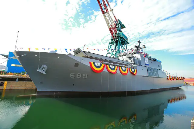 ROK Navy LST II class landing ship No Jeok Bong 1