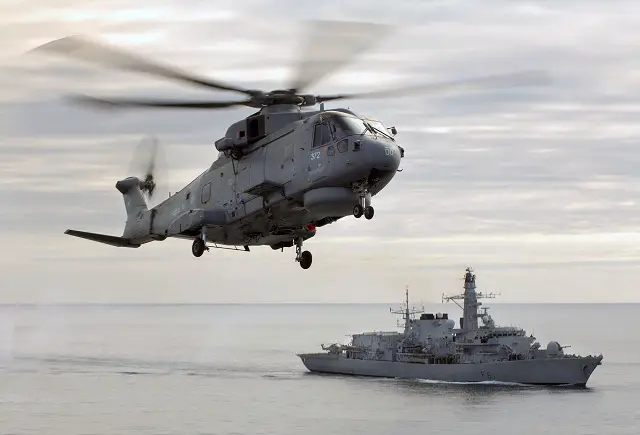 Royal Navy Merlin Type 23 HMS Sutherland