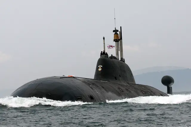 INS Chakra Indian navy Akula II SSN submarine nuclear powered