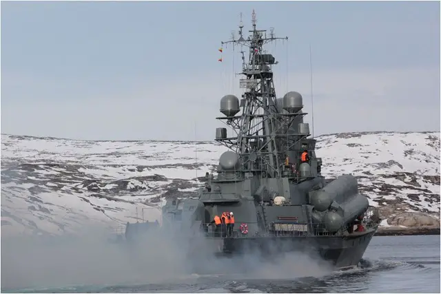 Russian Navy Project 12341 small missile ship Rassvet 1