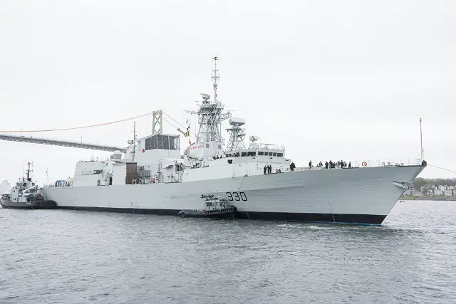 HMCS Halifax in Harbour