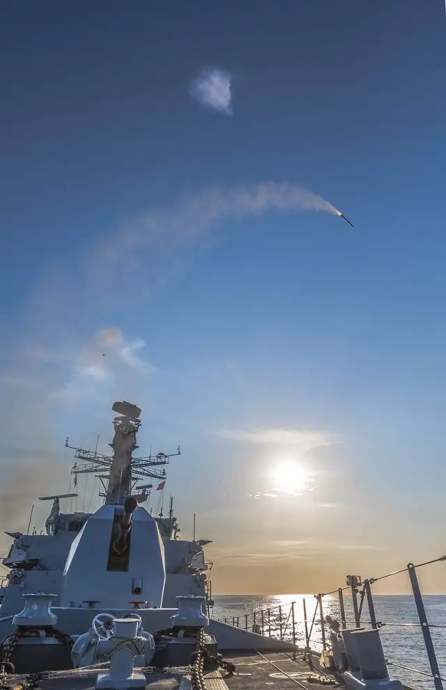 Sea Ceptor firing CAMM MBDA Royal Navy 3