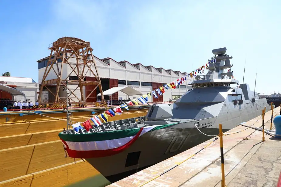 POLA Sigma 10514 ARM Reformador Frigate Launched for Mexican Navy 1