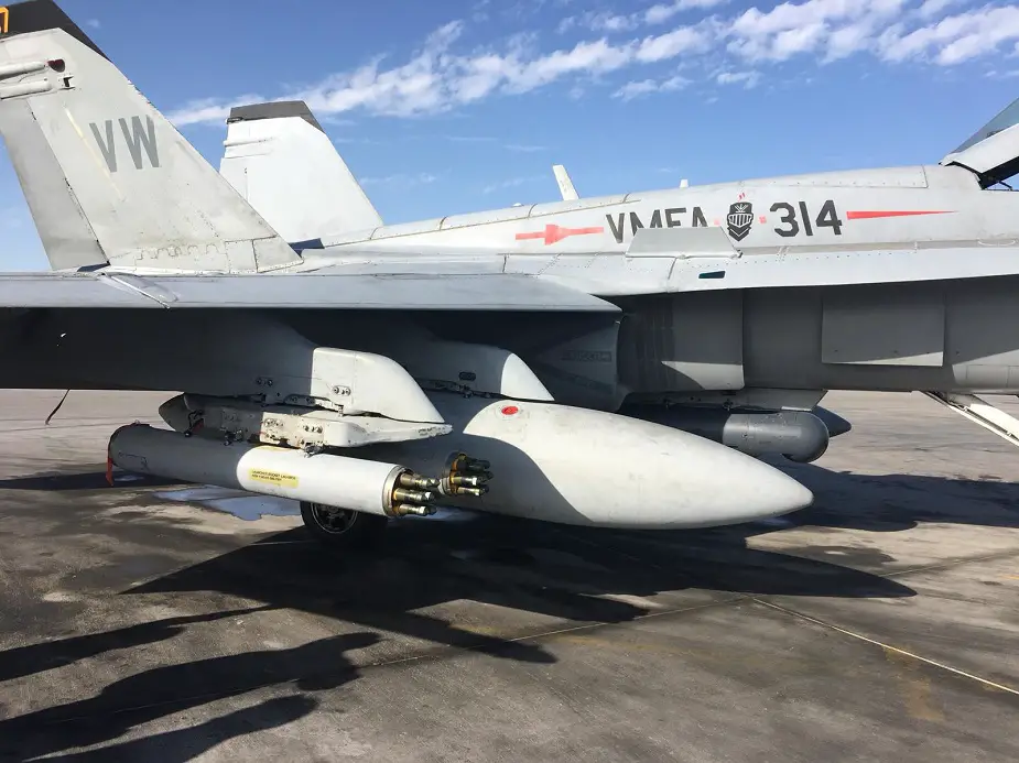 USMC NAVAIR Complete First FA 18 APKWS Operational Flights