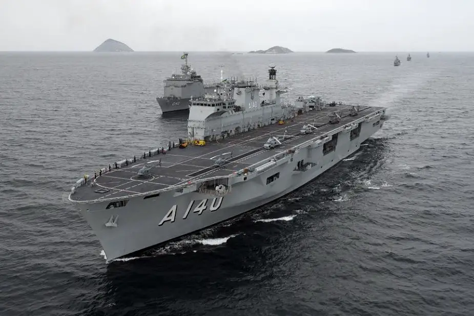Brazilian Navy Helicopter Carrier Atlantico Arrived In Her Homeport