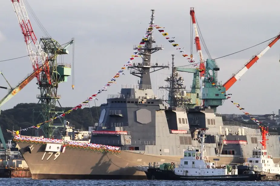 Japan Launches Future Aegis Destroyer JS Maya 1