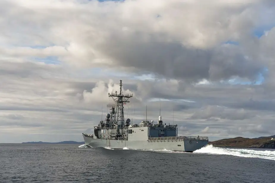 Polish Navy Perry class Frigate in Maiden SM 1 SAM Test Firing 2