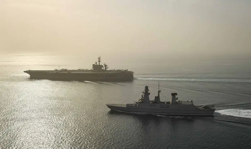 French Navy Frigate Assumed Command of USS Theodore Roosevelt Air Defense
