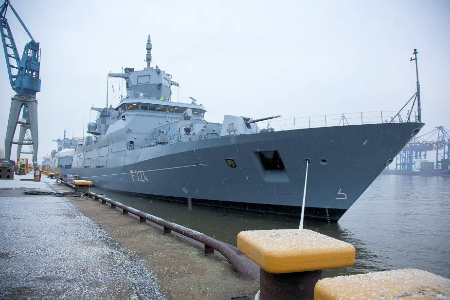 Third F125 class Frigate Sachsen Anhalt Starts Sea Trials