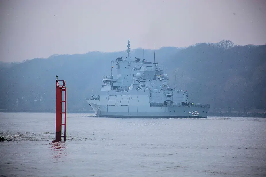 Third F125 class Frigate Sachsen Anhalt Starts Sea Trials 3