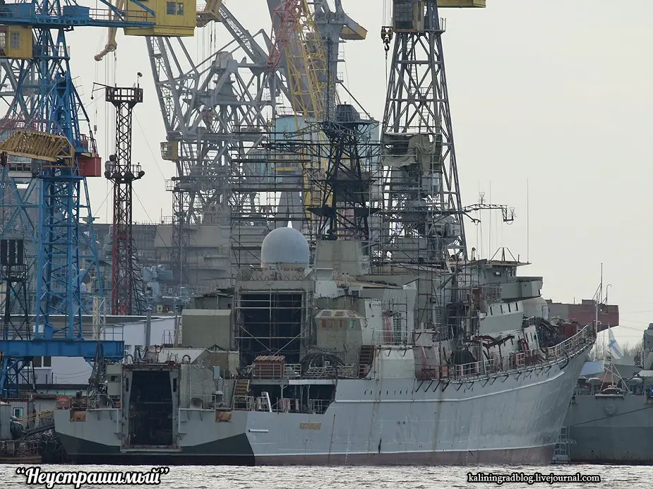 Upgrade of Russian Frigate Neustrashimy Nears Completion