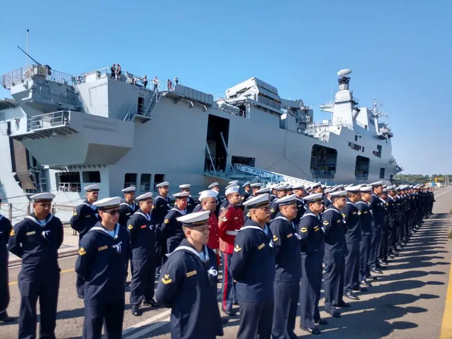 Brazilian Navy Commissioned Helicopter Carrier Atlântico Former HMS Ocean