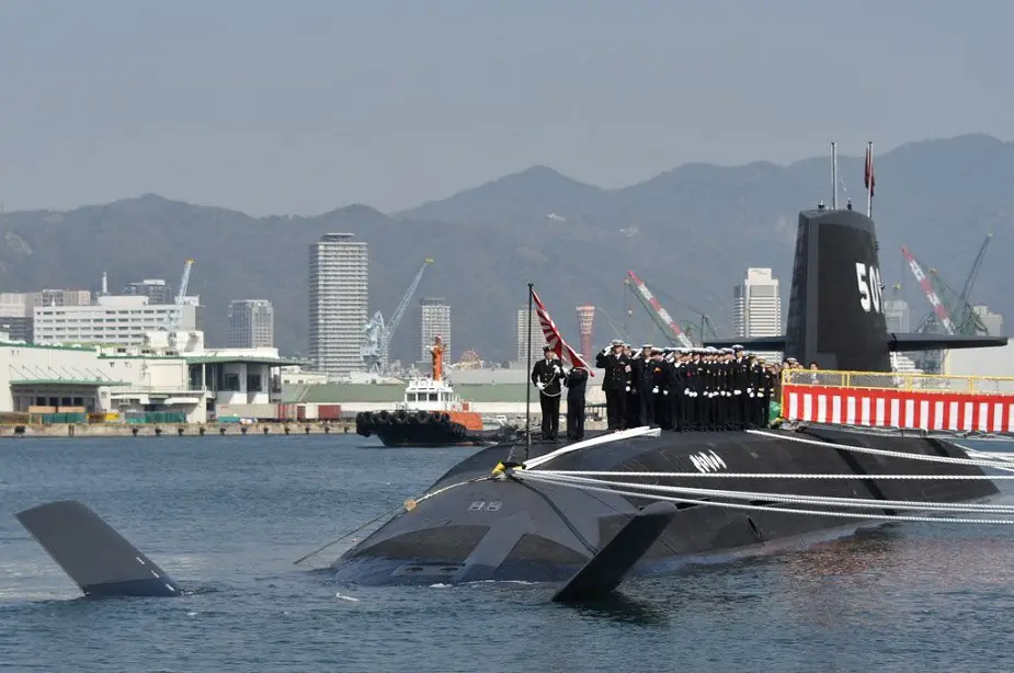 JMSDF Commissioned its 9th Soryu class SSK SS 509 JS Seiryu 1