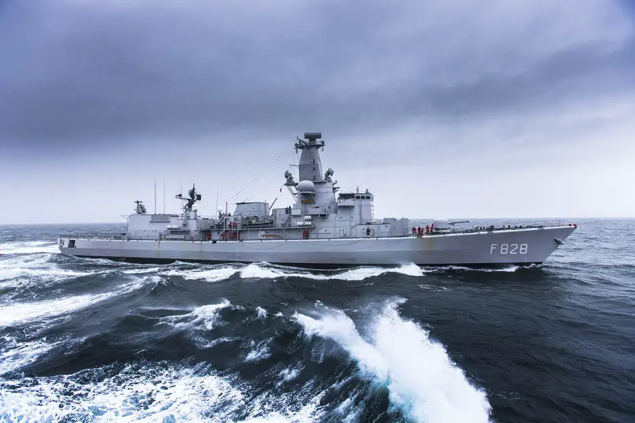  The M frigate Sr. Ms. Van Speijk during exercise Joint Warrior in Scottish waters (April 2014).