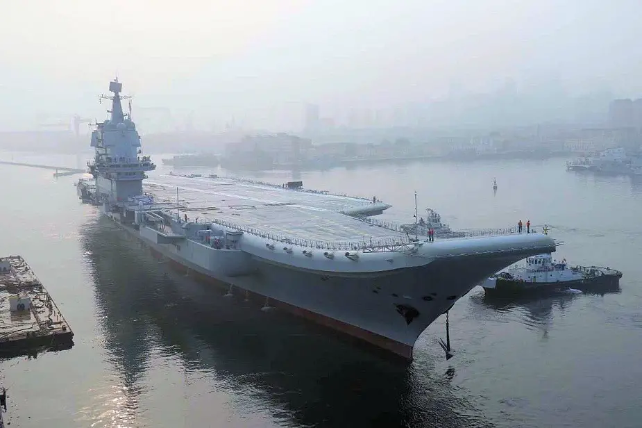 Video Chinas First Home Built Aircraft Carrier Type 001 Started Sea Trials