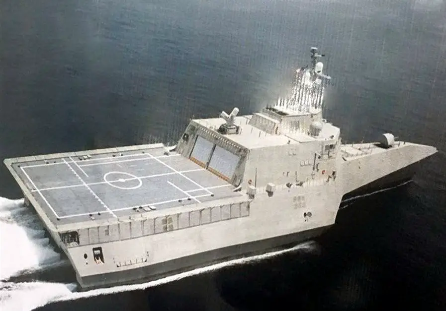 Iranian navy unveils blueprint for trimaran