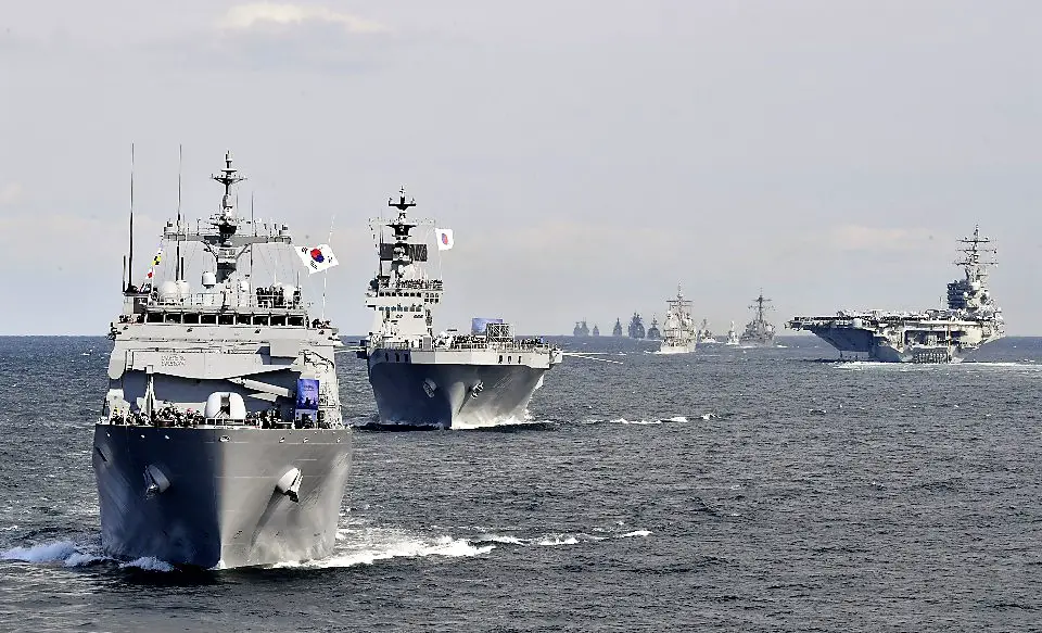 Video R.O.K Navys International Fleet Review in Jeju Island South Korea 2