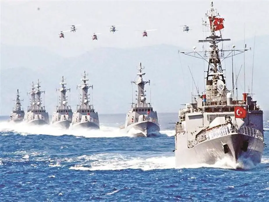 Turkey launched its largest maritime drill, the Blue Homeland