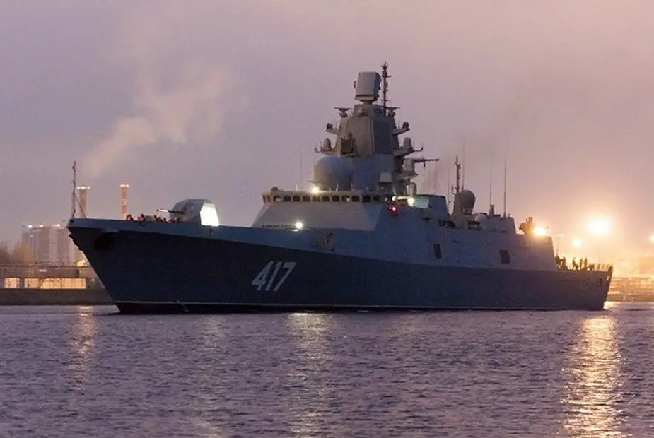 Russia laid down two Admiral Gorshkov class frigates