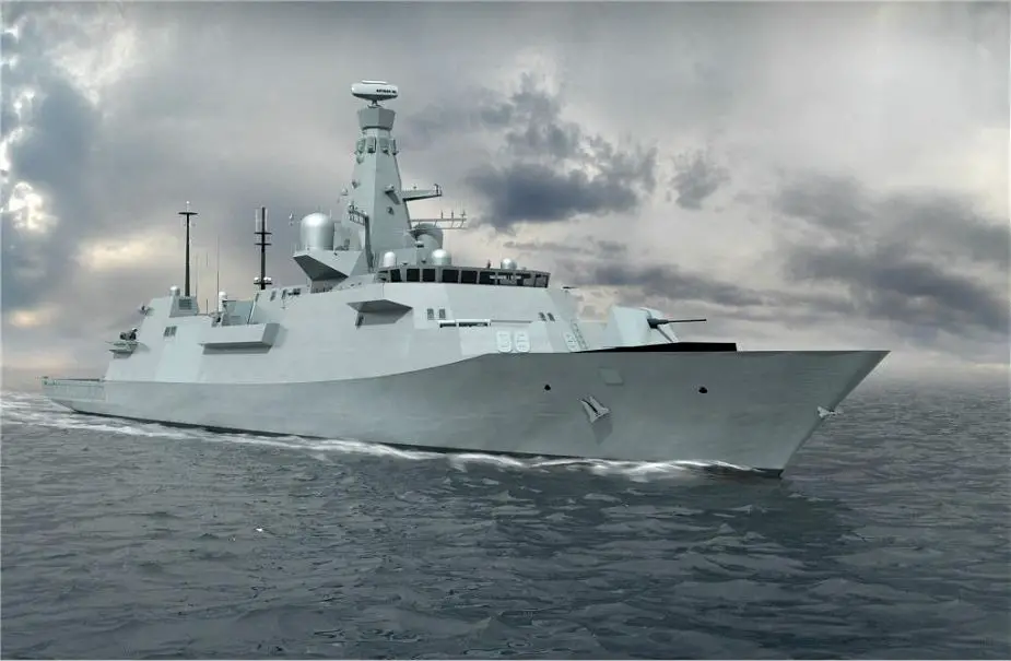 First steel was cut today for HMS Cardiff second Type 26 anti submarine frigate 925 001