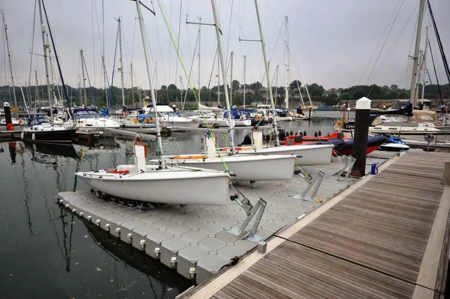 Live waterborne demonstrations on the Royal Docks at DSEI 2019 925 011