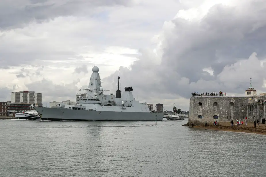 Royal Navy HMS Kent and HMS Defender deploy on operations