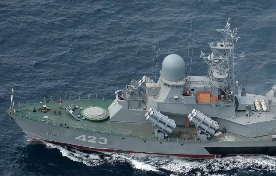 Russian Navys upgraded missile corvette Smerch holds fire exercise in Sea of Japan 925 002