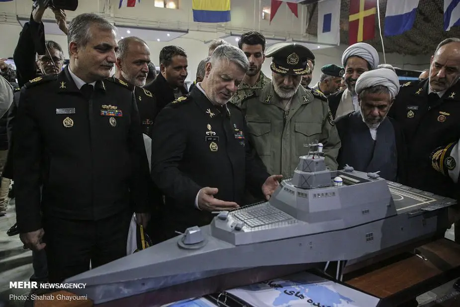 Iran has unveiled trimaran warship design Safineh guided missile destroyer project 925 001