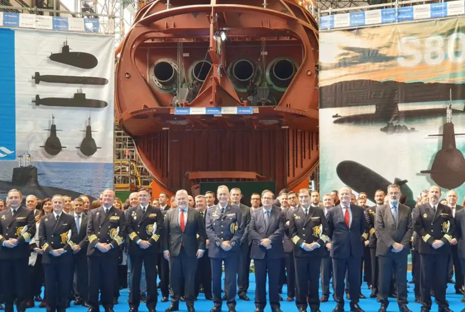 Navantia closes the resistant hull of S81 Isaac Peral submarine 925 002