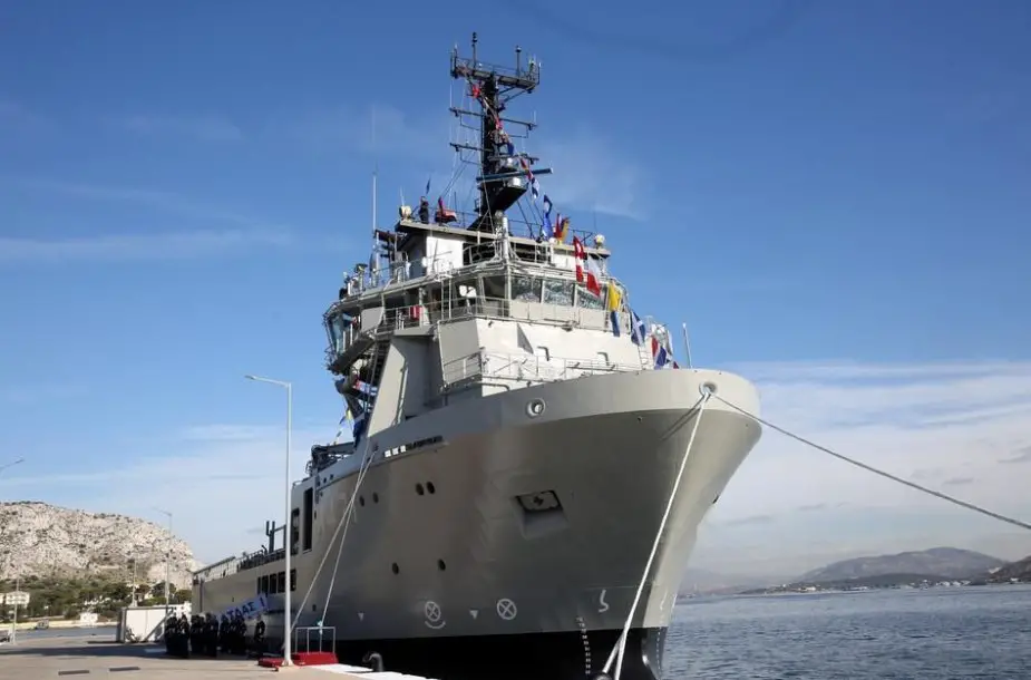 New vessel Atlas I launched in Salamina Naval Base enters in Hellenic Navy 925 001