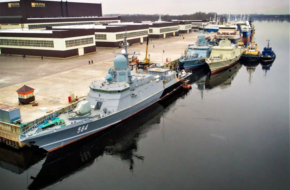 Russias Project 22800 corvette Odintsovo undergoing dock trials 925 001