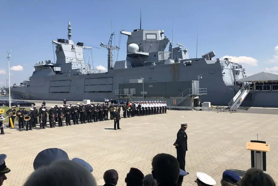 German Navy commissioned first F125 class frigate