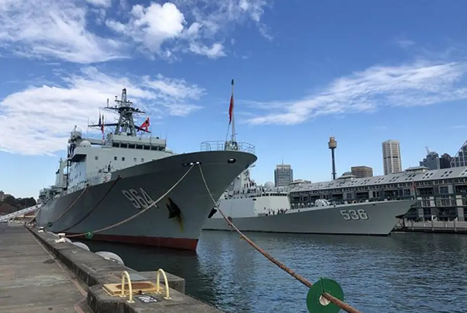 The 31st Chinese naval escort taskforce visits Australia