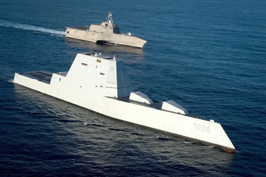 USS Zumwalt land attack destroyer to fire new missiles and laser weapons