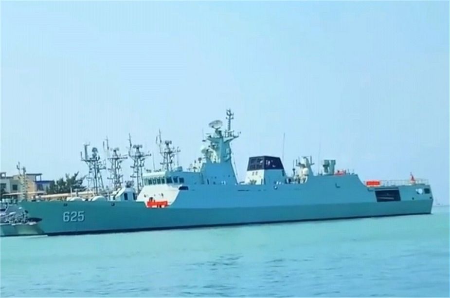 Chinese Navy has commissioned Type 056 Jiangdao Class Corvette 625 Bazhong 925 001