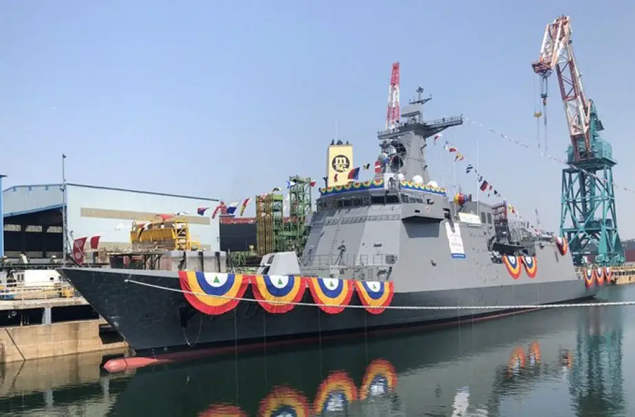 Hyundai Heavy Industries Launches second missile frigate for Philippine Navy 925 002
