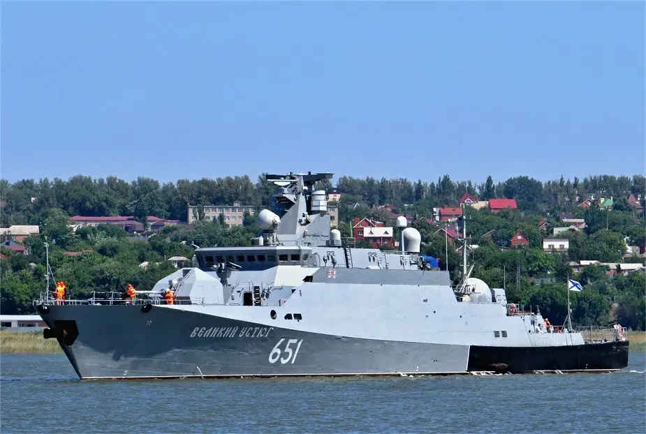 Russian navy Project 21631 BuyanM class corvette has tested missile and artillery systems in