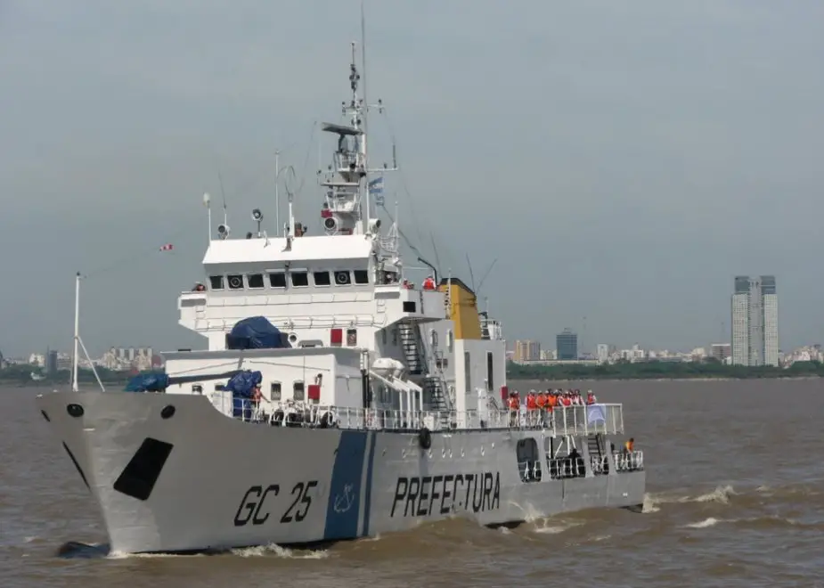 Argentina Coast Guard reintroduces fourth Mantilla Class OPV 925 001