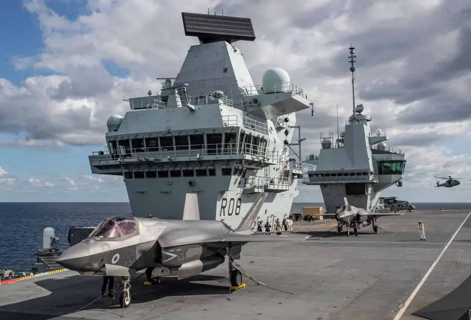 First UK fighter jets land onboard HMS Queen Elizabeth 925 001
