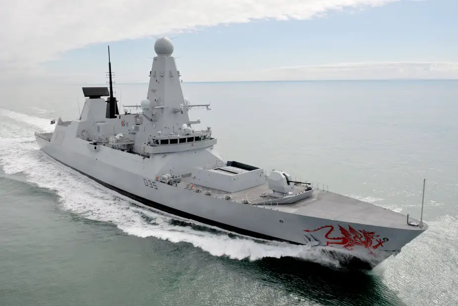 Royal Navy Destroyer HMS Dragon Conducts Training with U.S. Navy Carrier Strike Group 925 001