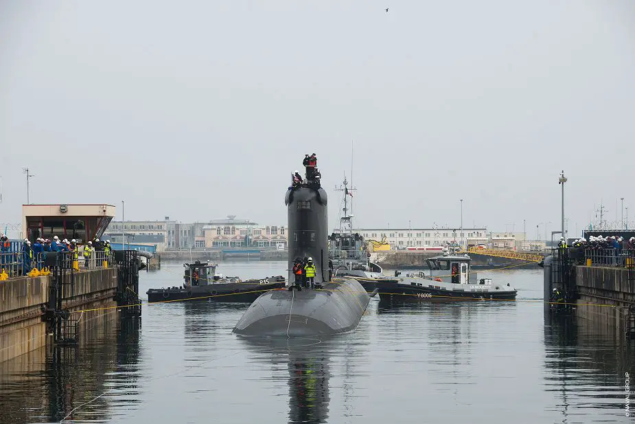 French company Naval Group has started sea trials of Suffren Barracuda class nuclear attack submarine 925 002