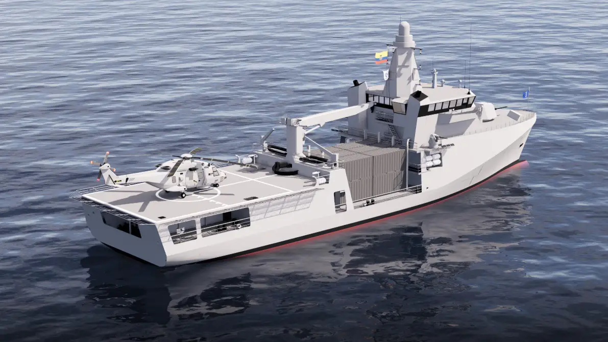 German designed Fassmer MPV70 Mk.II patrol ship to be built in Ecuador 2