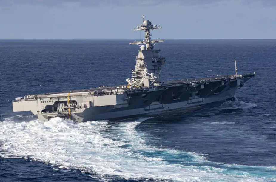 USS Gerald Ford aircraft carrier put combat systems to the test