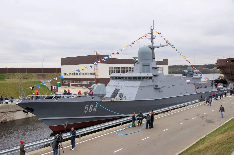 Russian Vyborg Shipyard laid the Purga ice class coastguard ship of project 23550 925 001