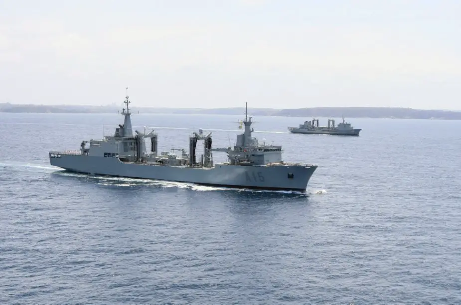 Navantia Built AOR vessel Supply intented for Royal Australian Navy starts sea trials 925 002